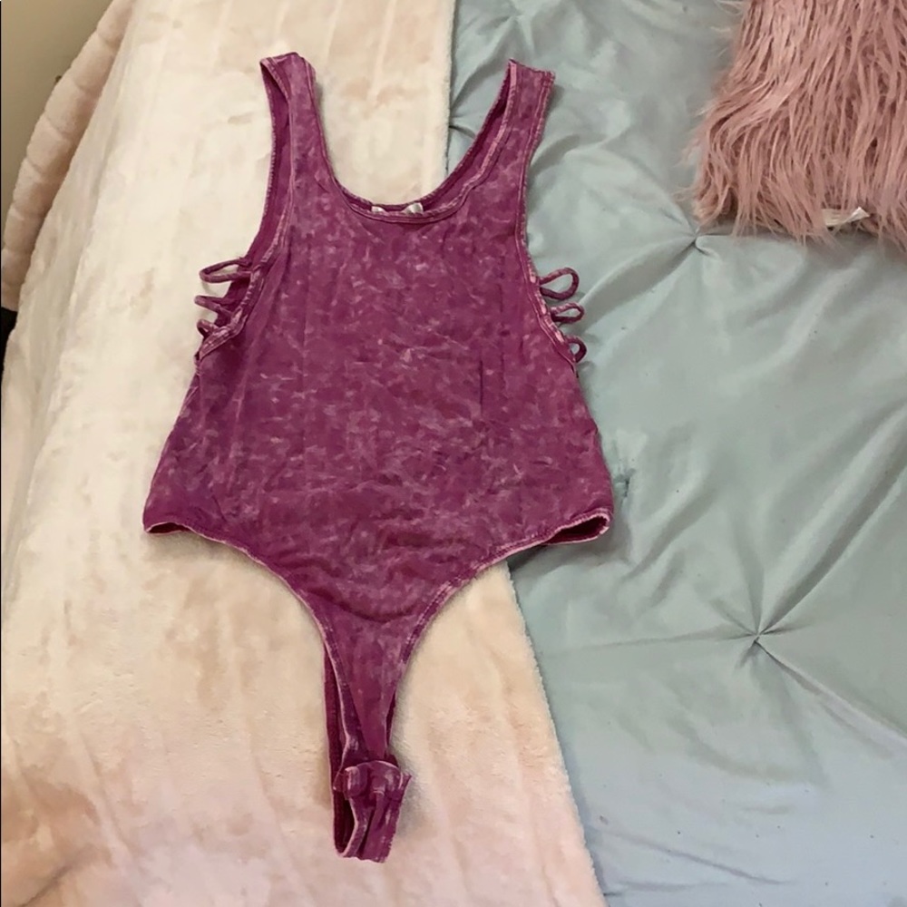 Distressed Purple BODY-SUITE 🚺